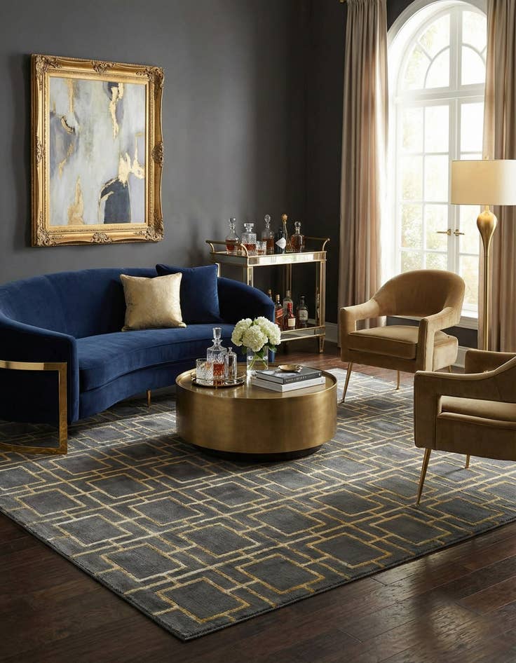 Detail image of 10' x 13'  Marilyn Monroe&trade; Glam Deco Rug