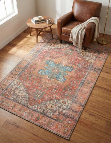 4' x 6' Washable Timeless Rug