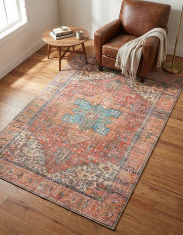 4' x 6' Washable Timeless Rug
