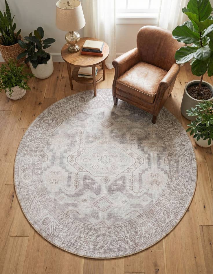 Detail image of 5' x 5' Timeless Round Rug