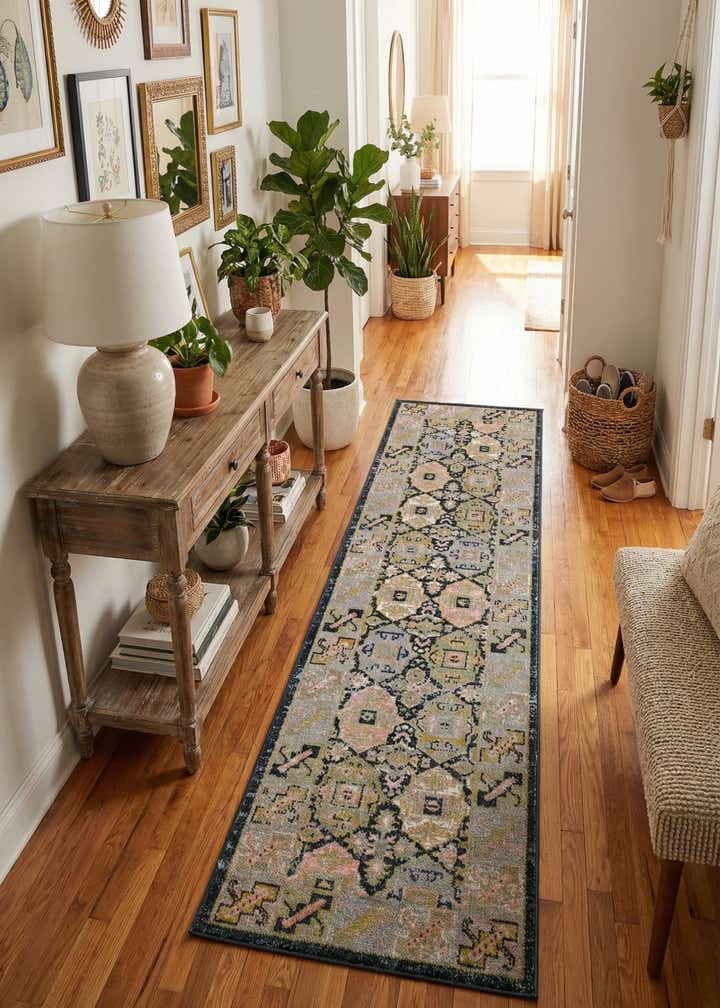 2' x 8' Kamala Washable Runner Rug