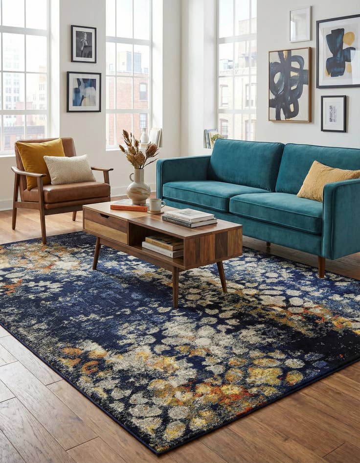 Detail image of 8' x 10' Washable Carnevale Rug