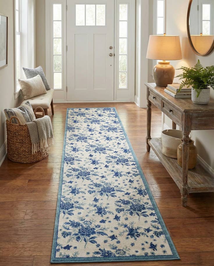 Detail image of 2' 7 x 10' Blossom Runner Rug
