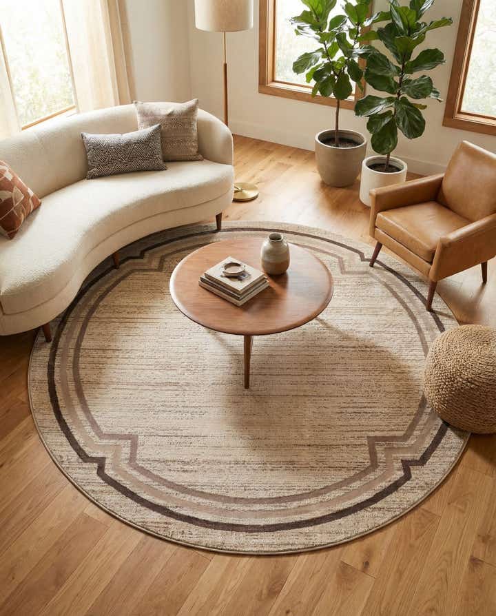 215cm x 215cm Oasis Tapis Rond