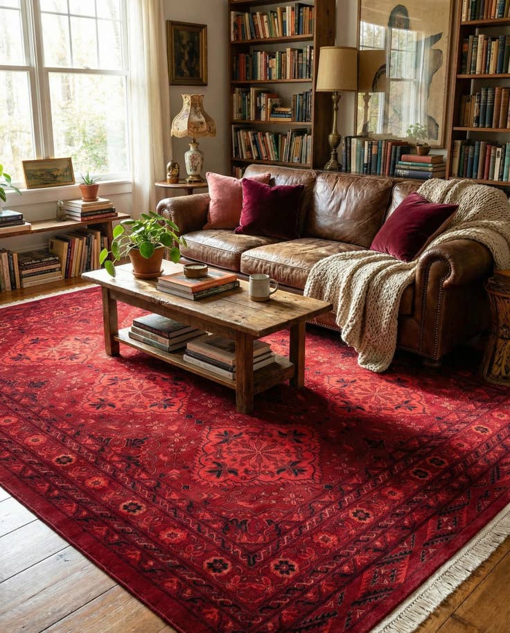 Detail image of 9' x 12' Bokhara Rug