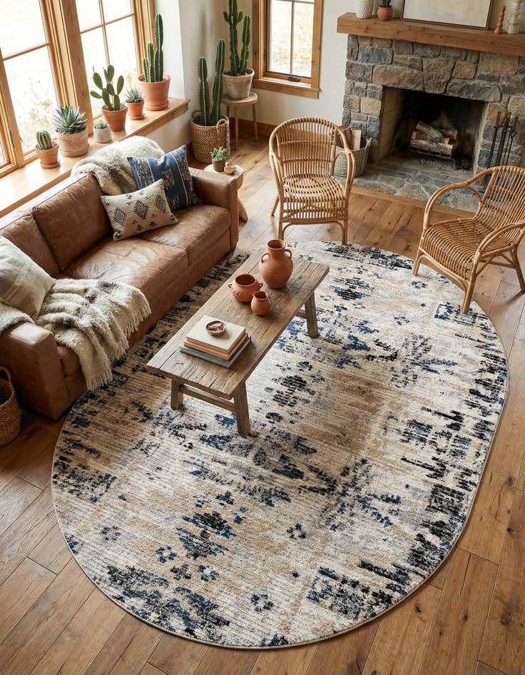 Detail image of 8' x 10' Tucson Oval Rug