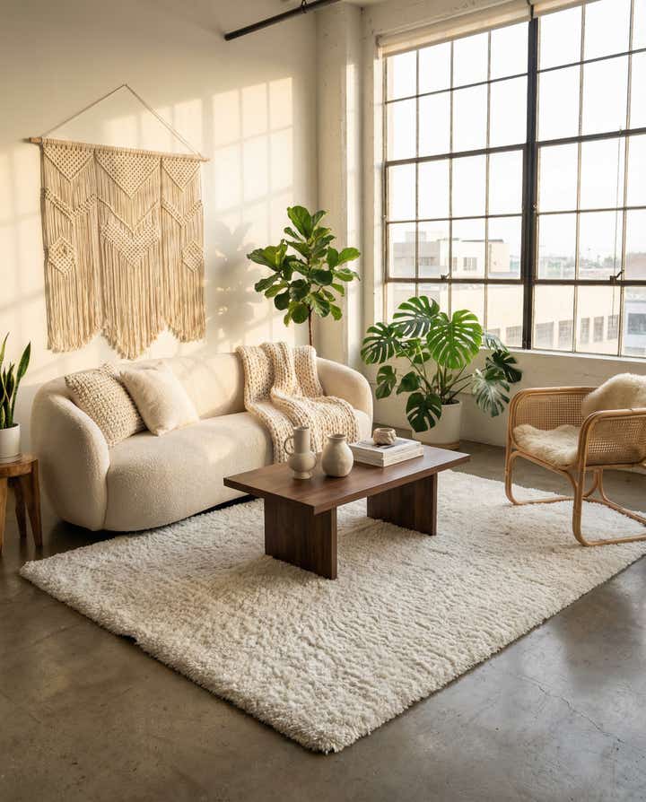 6' x 9' Zermatt Shag Rug
