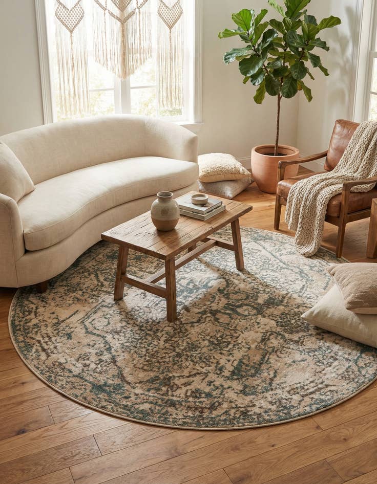 Detail image of 6' x 6' Mojave Round Rug