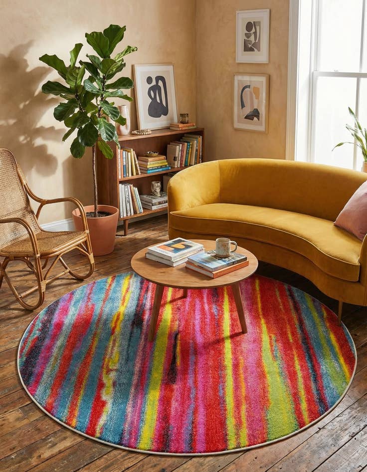 Detail image of 6' x 6' Tuscany Round Rug