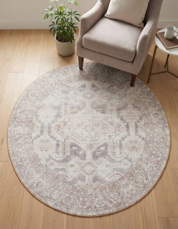 Detail image of 3' 6 x 3' 6 Timeless Round Rug
