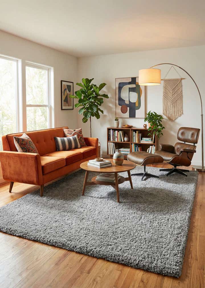 8' 8 x 12' Zermatt Shag Rug
