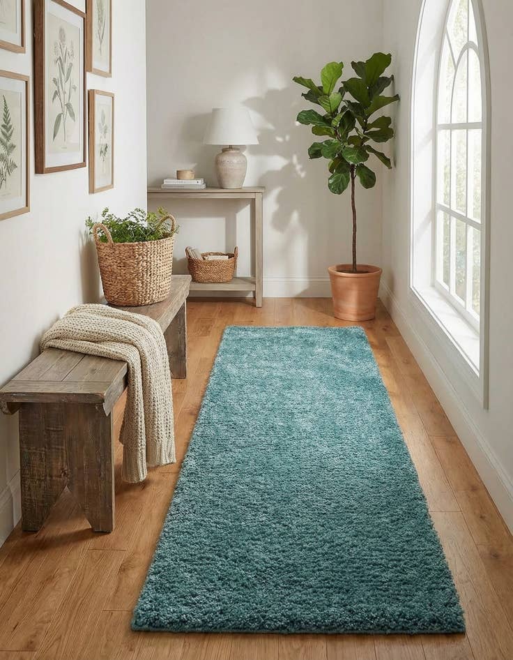 Detail image of 2' x 8' Jill Zarin Shaggy Chic Runner Rug