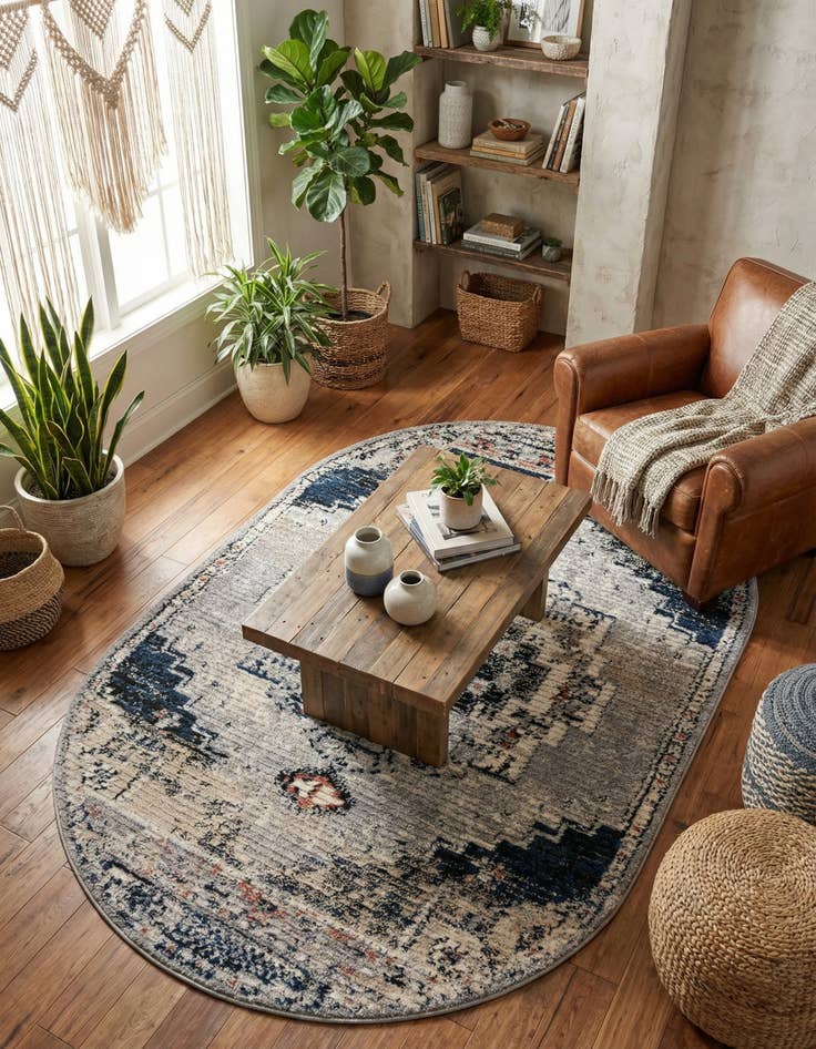 Detail image of 5' x 8' Tucson Oval Rug