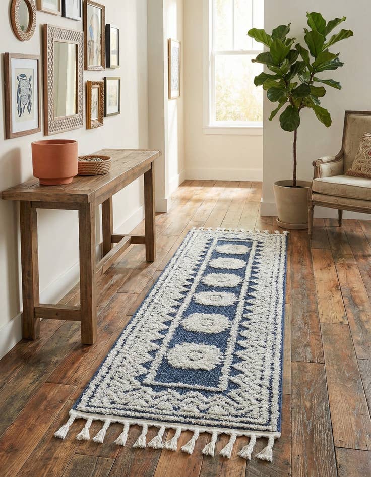 Detail image of 2' x 8' Boho Runner Rug
