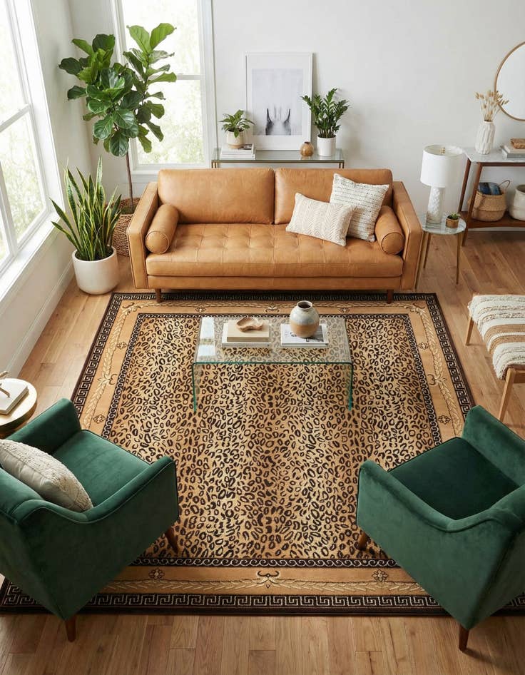 Detail image of 10' x 10' Savannah Square Rug