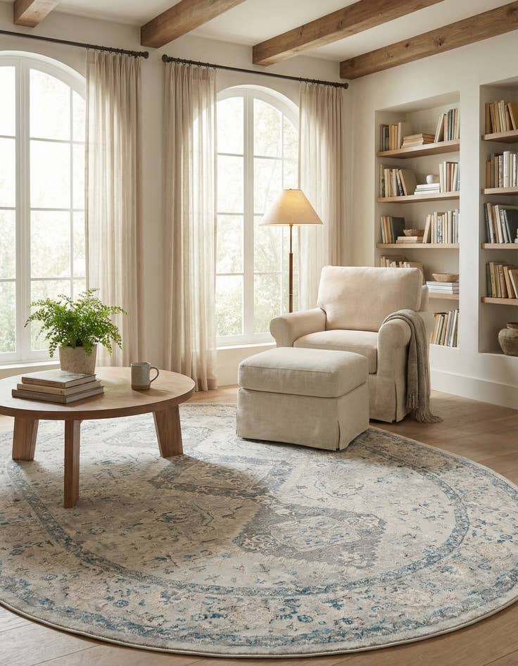 Detail image of 7' 10 x 10' Finsbury Oval Rug