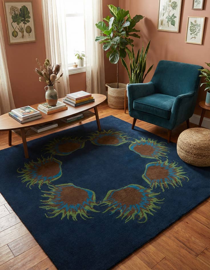 Detail image of 7' 6 x 7' 7 Luna Square Rug