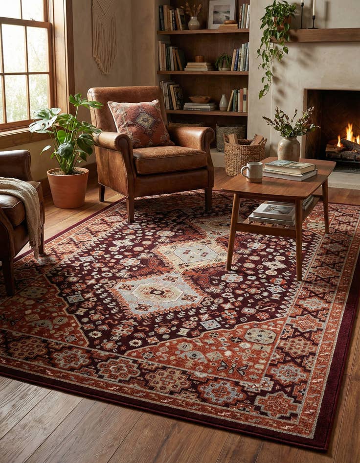 Detail image of 7' x 10' Kamala Washable Rug