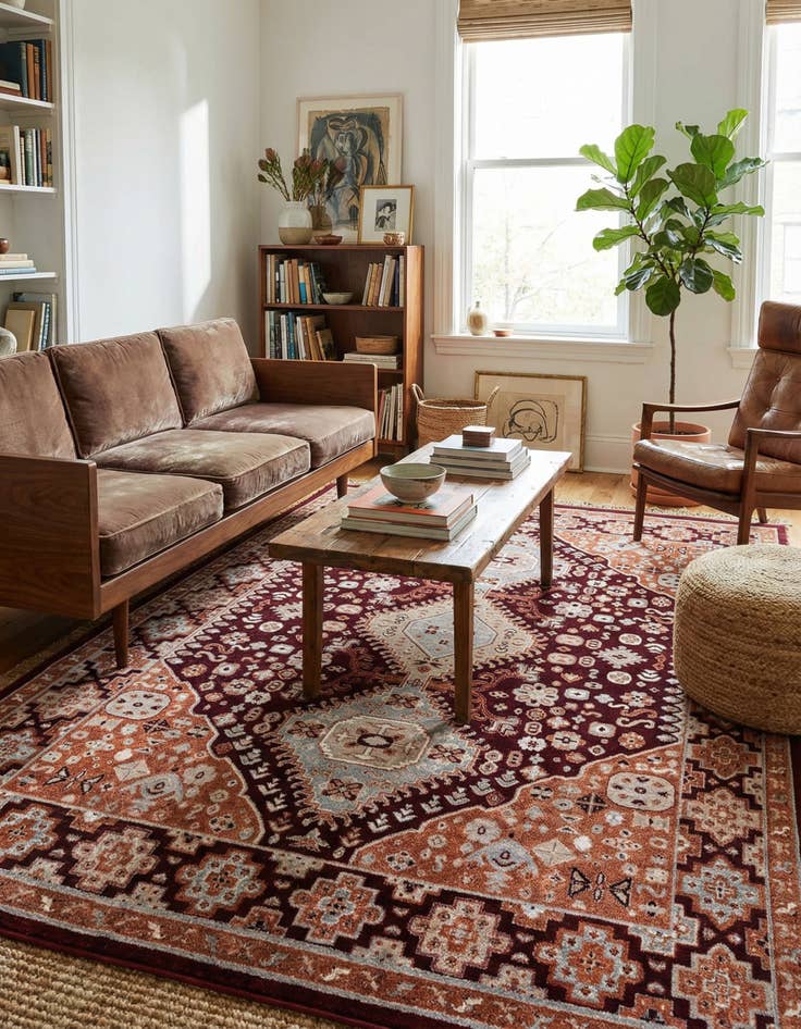 Detail image of 7' 10 x 10' Kamala Washable Rug