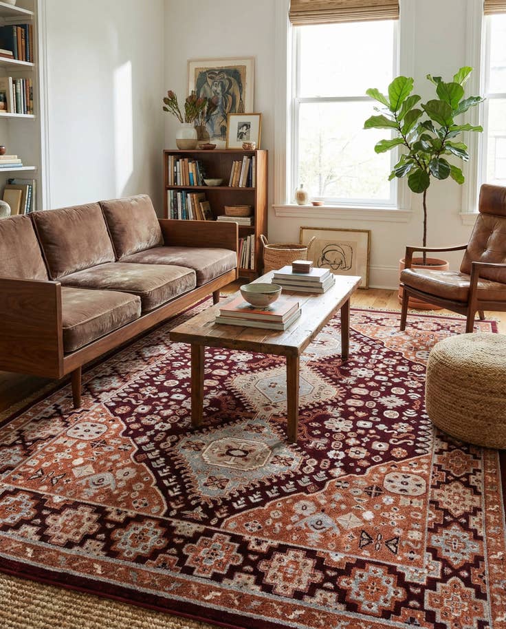 Detail image of 7' 10 x 10' Kamala Washable Rug