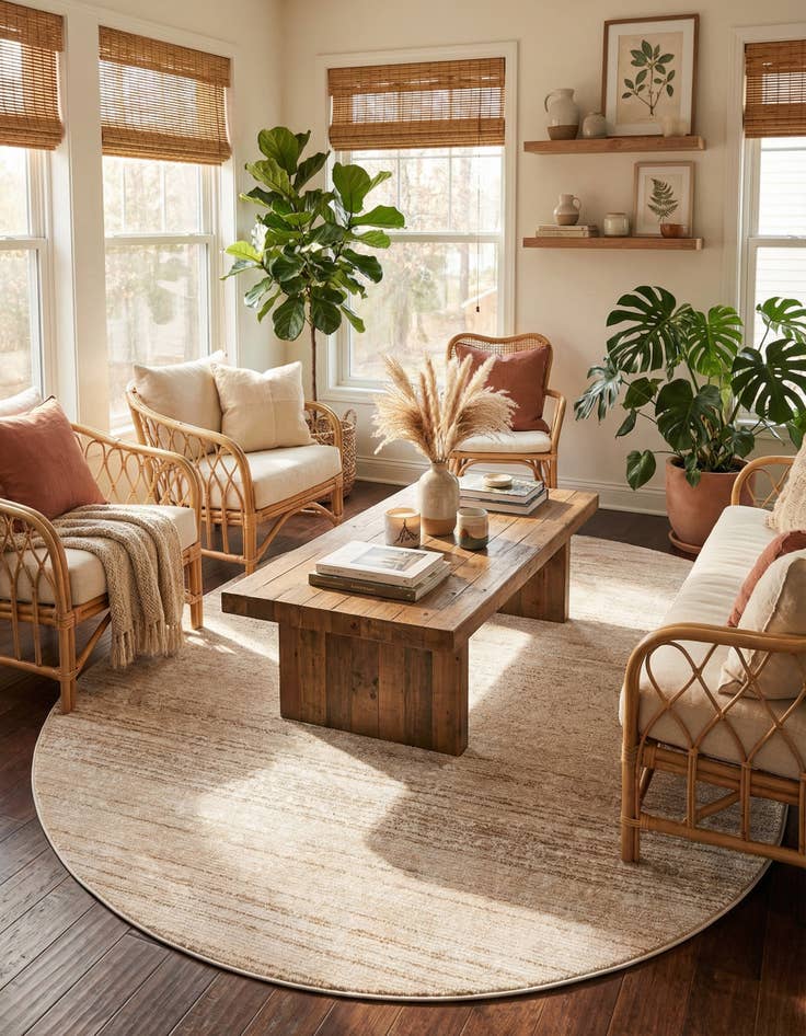 Detail image of 7' 10 x 10' 2 Gemstone Oval Rug