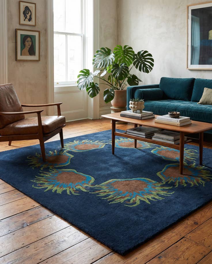 Detail image of 7' 6 x 7' 6 Luna Square Rug