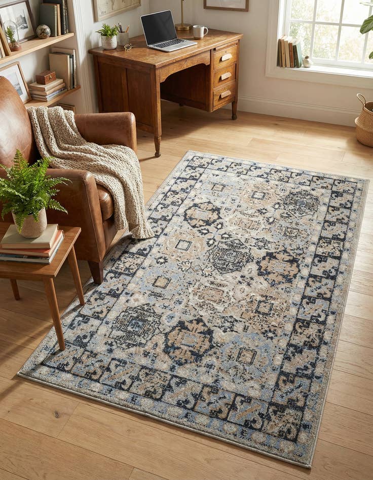 Detail image of 3' 3 x 5' 3 Kamala Washable Rug