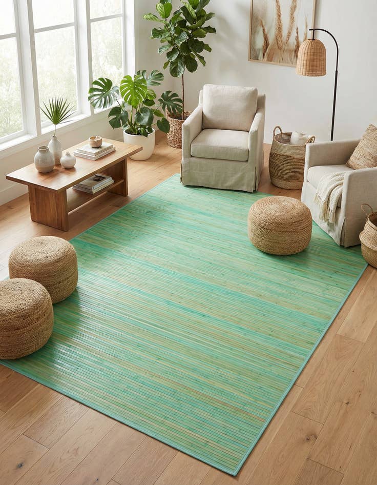 Detail image of 7' 10 x 10' Bamboo Rug