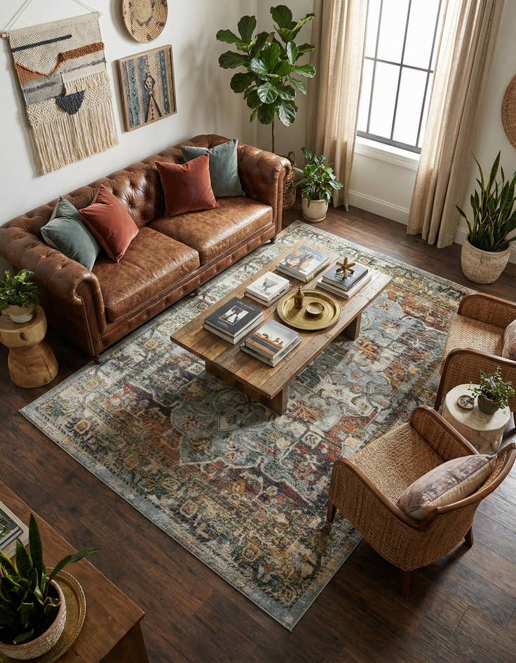 Detail image of 7' 10 x 11' Isabella Rug