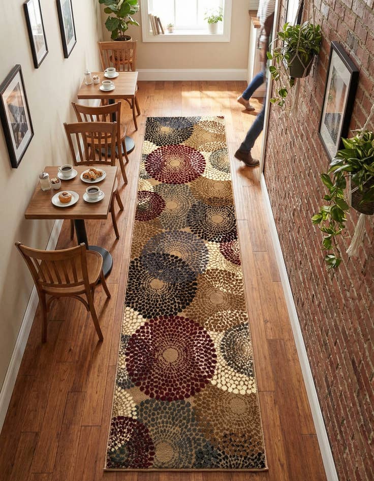 Detail image of 2' x 8' Coffee Shop Runner Rug
