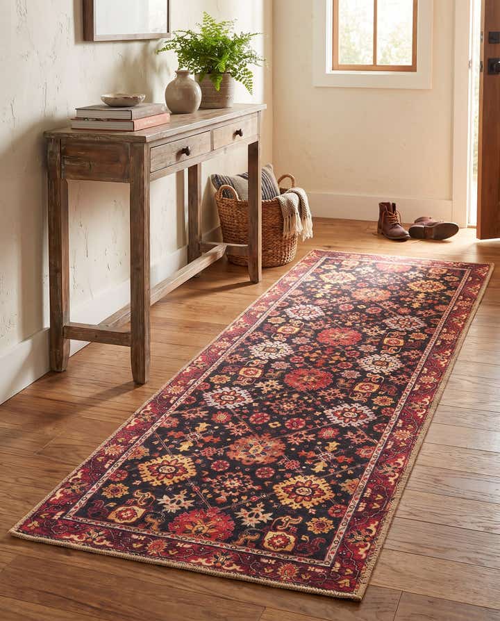 2' x 6' 1 Washable Timeless Runner Rug