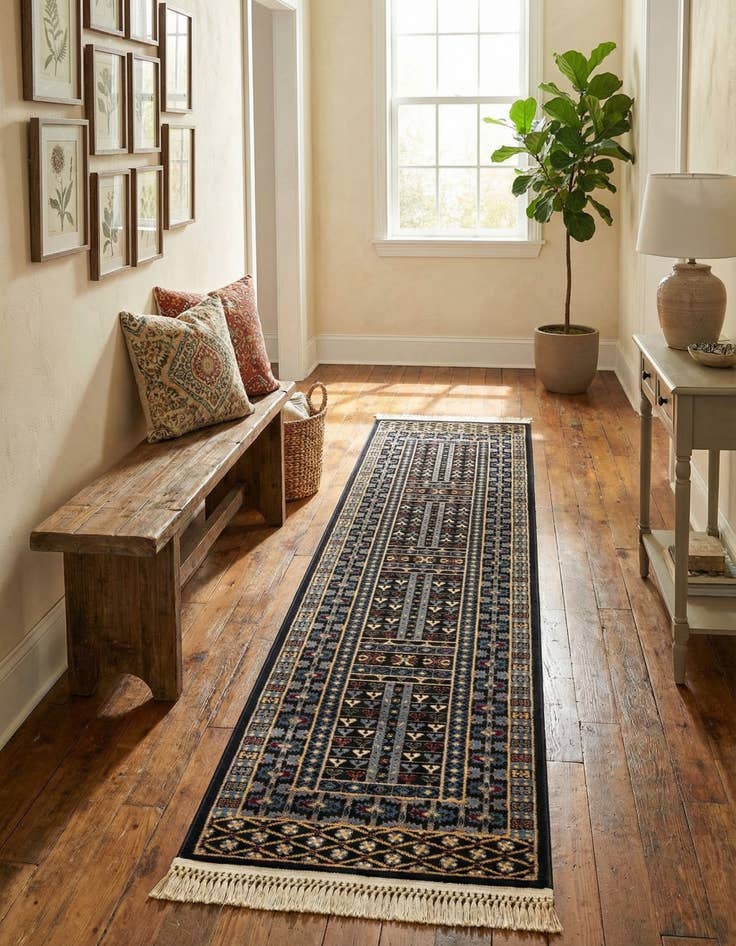 Detail image of 2' x 8' Bokhara Runner Rug