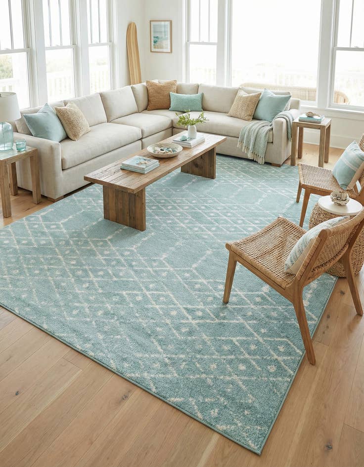 Detail image of 10' x 14' Paxon Trellis Rug
