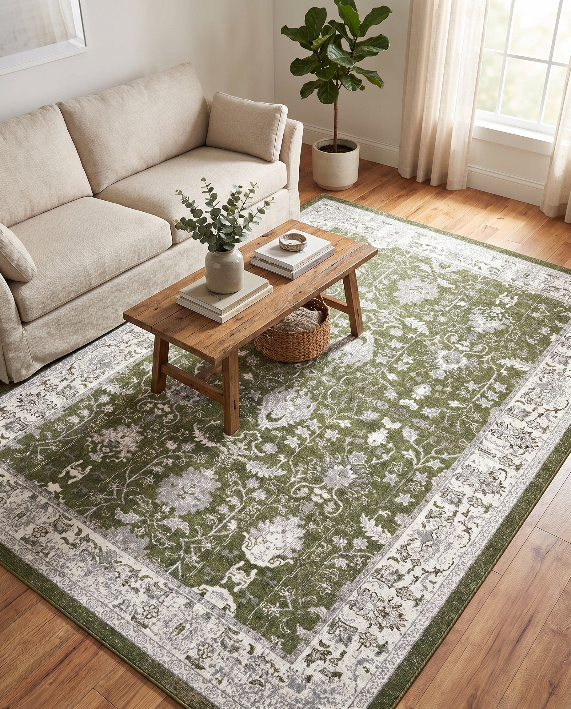 6' x 9' Kamala Washable Rug