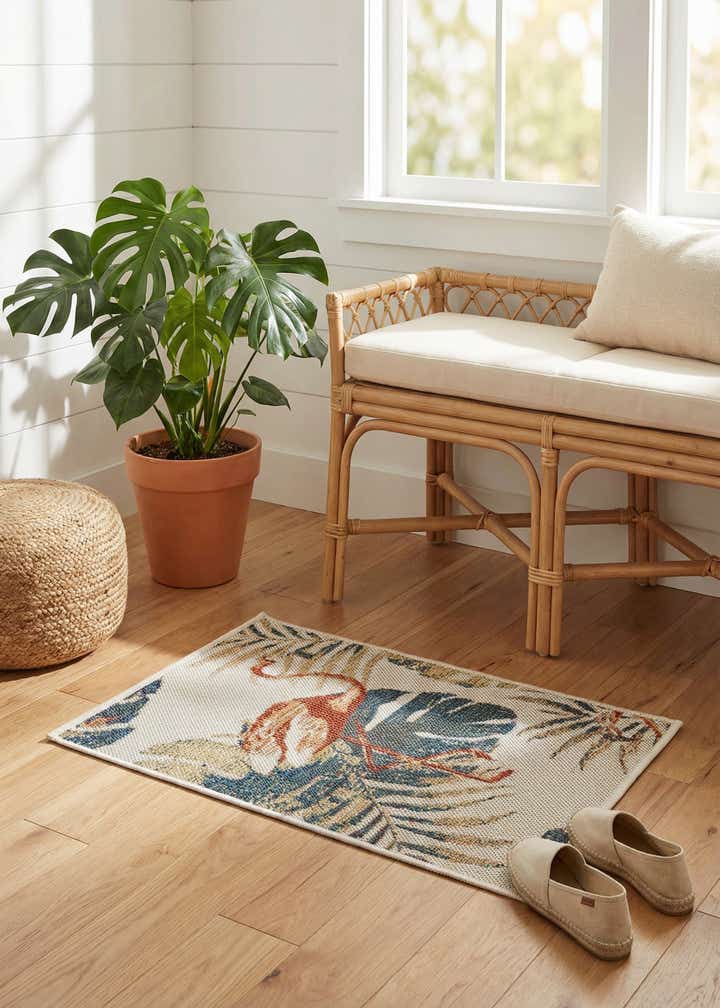 2' x 3' Easy-Clean Baja Indoor / Outdoor Rug