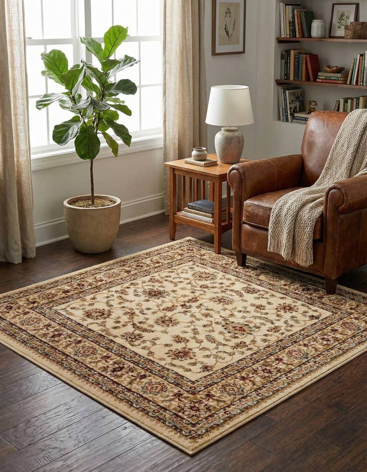 Detail image of 5' 3 x 5' 3 Aditi Square Rug