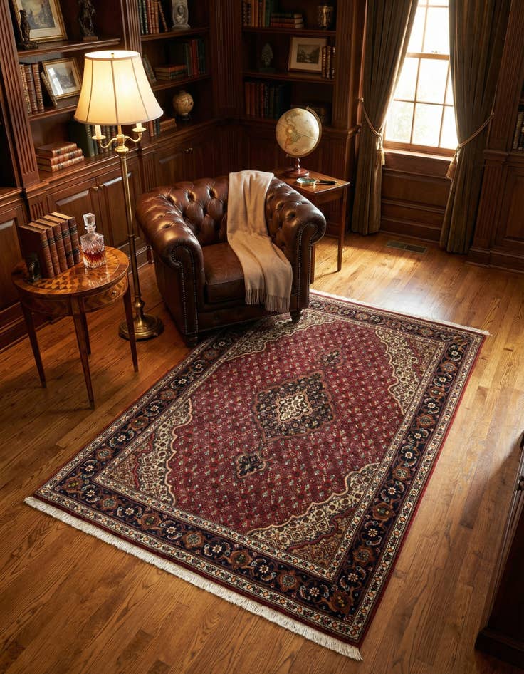 Detail image of 3' 4 x 4' 9 Tabriz Mahi Rug