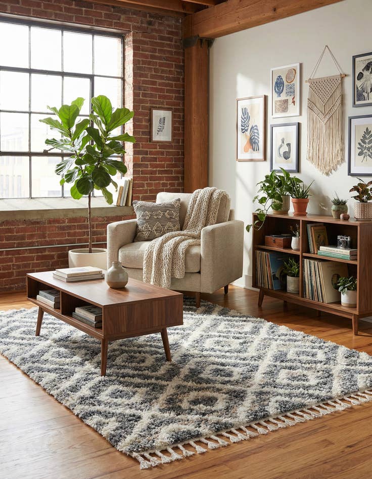 Detail image of 4' x 6' Lagom Shag Rug