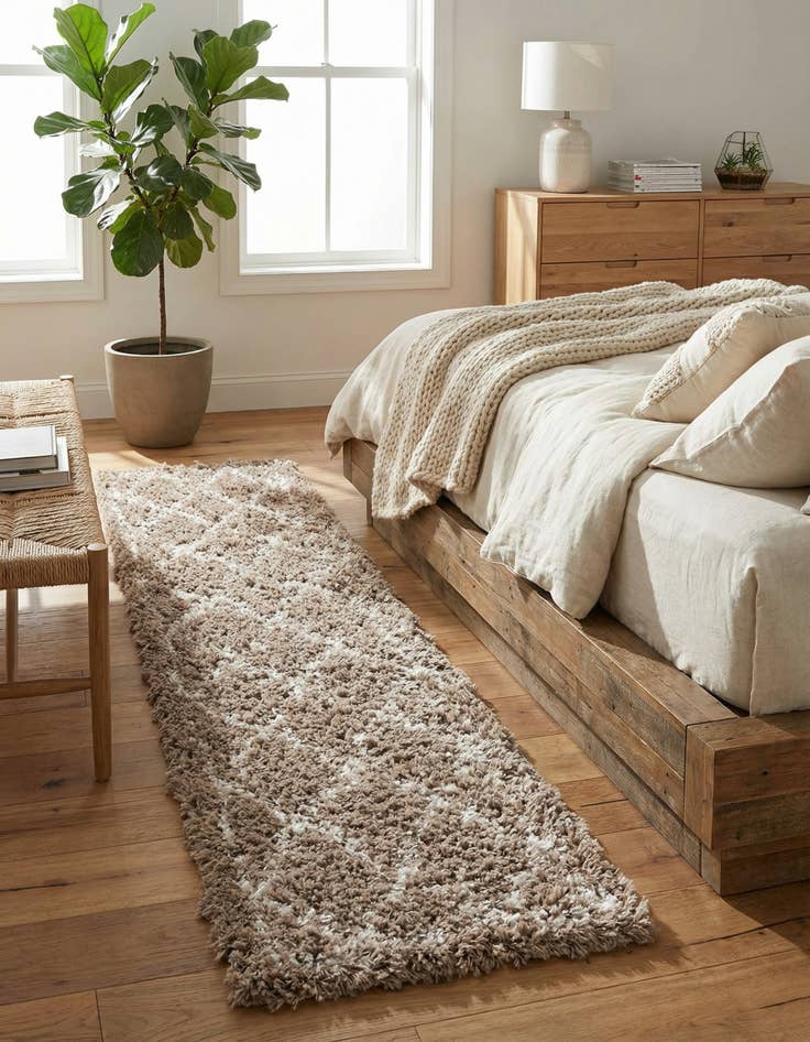 Detail image of  2' x 8' Infinity Shag Runner Rug