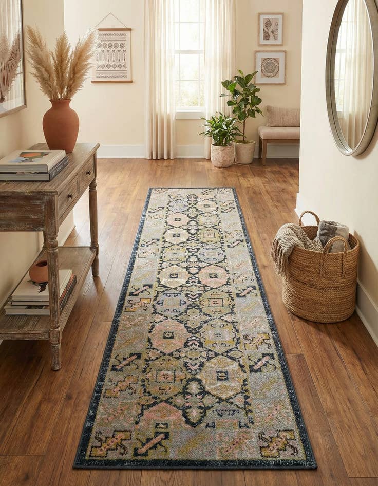 Detail image of 2' x 8' Kamala Washable Runner Rug