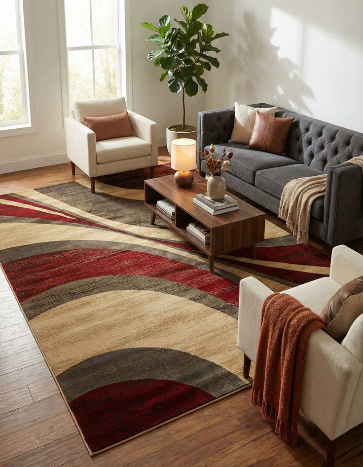 Detail image of 7' 10 x 11' Coffee Shop Rug