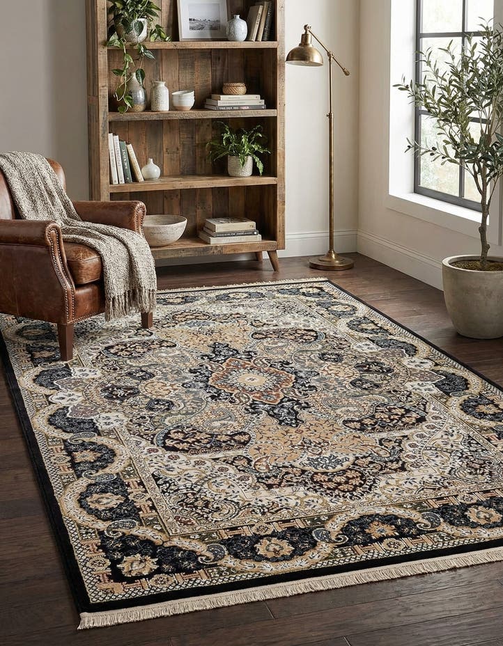 5' 3 x 8' Nain Design Rug