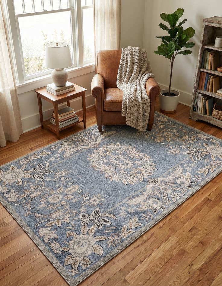 Detail image of 5' 3 x 8' Eco Traditional Rug