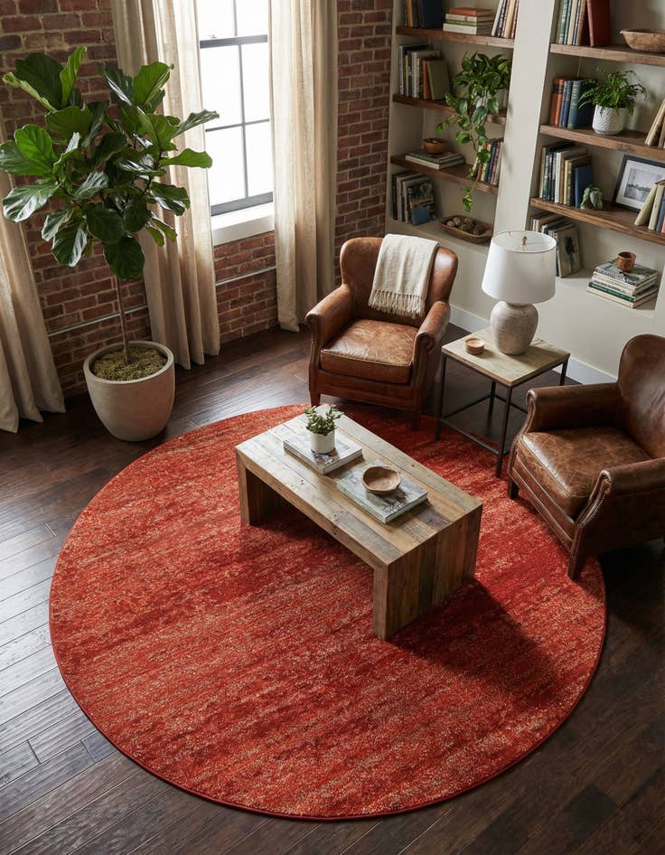 Detail image of 6' x 6' Angelica Round Rug