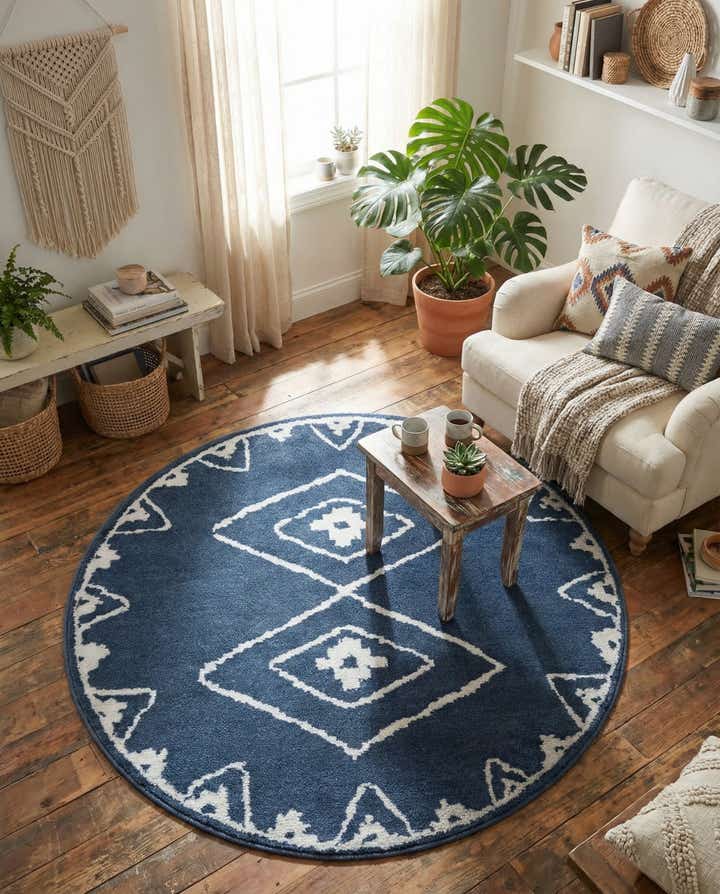 4' x 4' Oslo Round Rug