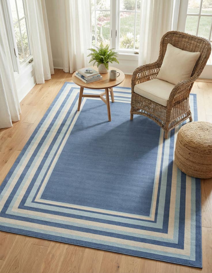 Detail image of 6' 1 x 9' Lotus Rug