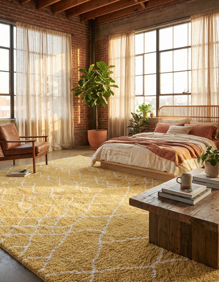 Detail image of 9' x 12' 2 Marrakesh Shag Rug