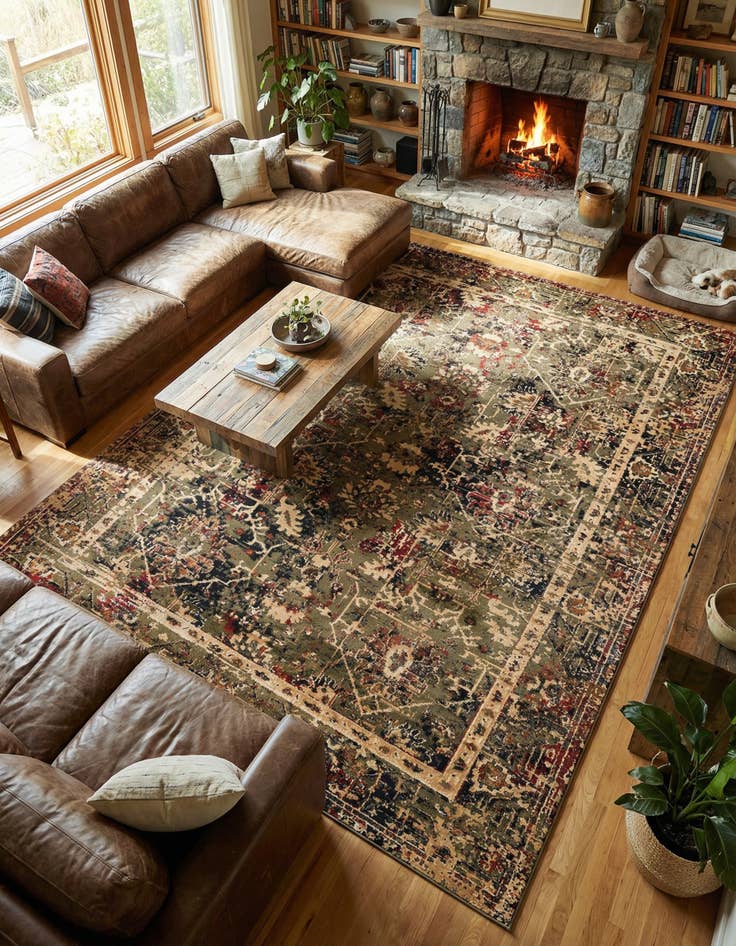 Detail image of 9' x 12' Saturn Rug