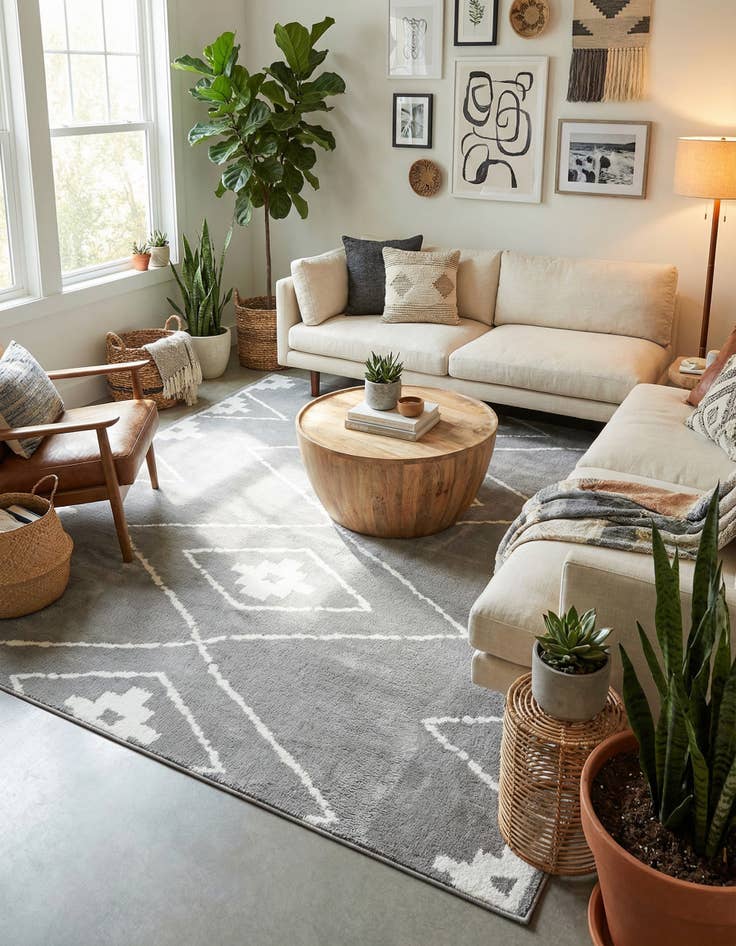 Detail image of 10' x 10' Oslo Square Rug