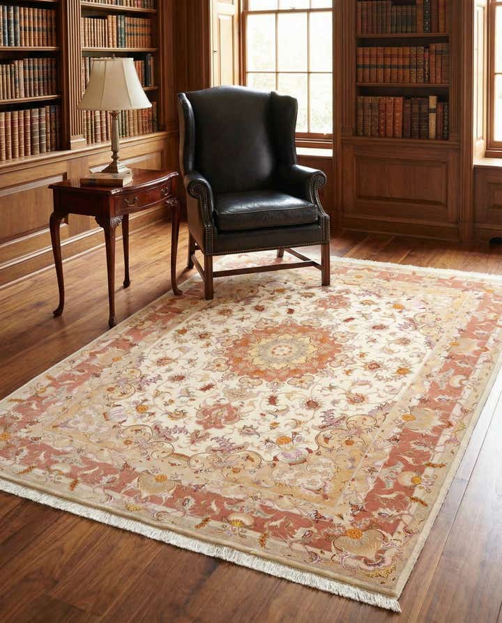 5' x 6' 4 Tabriz Rug